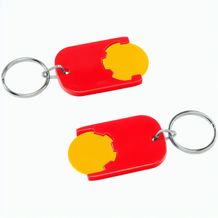 Chiphalter mit 1-Chip "Gamma" (gelb / rot) (Art.-Nr. CA230293)