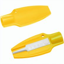 Reifenprofiltiefenmesser (gelb / weiß) (Art.-Nr. CA234526)