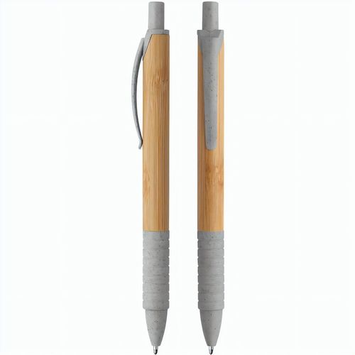 Druckkugelschreiber Bambus (Art.-Nr. CA252737) - aus nachwachsenden Rohstoffen, mit...