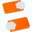 Chiphalter mit 1-Chip "Beta" (weiß / orange) (Art.-Nr. CA253890)