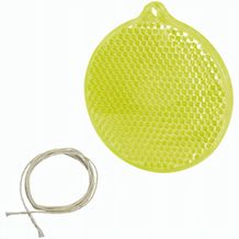 Sicherheits-Reflektor "Kreis" (gelb-transparent) (Art.-Nr. CA255693)