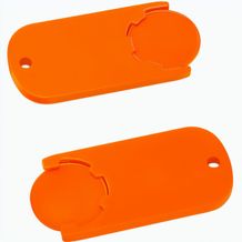 Chiphalter mit 1-Chip "Alpha" (orange / orange) (Art.-Nr. CA264472)