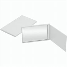 Taschenspiegel, rechteckig (weiß) (Art.-Nr. CA272048)