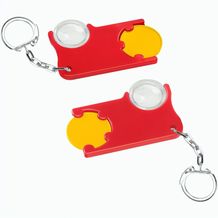Chiphalter mit 1-Chip und Lupe (gelb / rot) (Art.-Nr. CA286629)