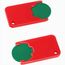 Chiphalter mit 1-Chip "Beta" (grün / rot) (Art.-Nr. CA290372)