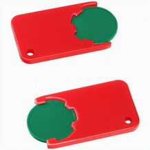 Chiphalter mit 1-Chip "Beta" (grün / rot) (Art.-Nr. CA290372)