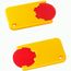 Chiphalter mit 1-Chip "Beta" (rot / gelb) (Art.-Nr. CA311922)