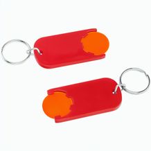 Chiphalter mit 1-Chip "Alpha" (orange / rot) (Art.-Nr. CA317444)