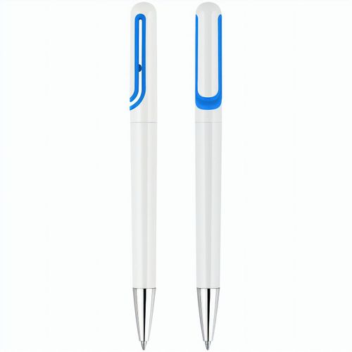 Drehkugelschreiber "Theta" (Art.-Nr. CA394706) - besonderes Design, Mine X-20, blau...