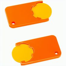 Chiphalter mit 1-Chip "Beta" (gelb / orange) (Art.-Nr. CA395391)