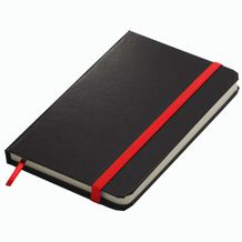 Notizbuch, mini (schwarz / Rot) (Art.-Nr. CA422376)