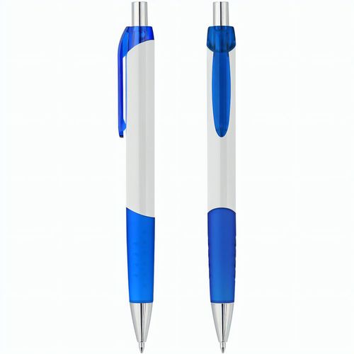 Druckkugelschreiber "Epsilon" (Art.-Nr. CA423361) - mit Softgripzone, Mine X-20, blau...