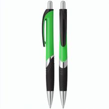 Druckkugelschreiber "Lambda" (grün / schwarz) (Art.-Nr. CA431160)