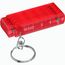 Zollstock Kunststoff, mini (rot-transparent) (Art.-Nr. CA431661)