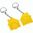 Chiphalter mit 1-Chip "Haus" (gelb / gelb) (Art.-Nr. CA465792)
