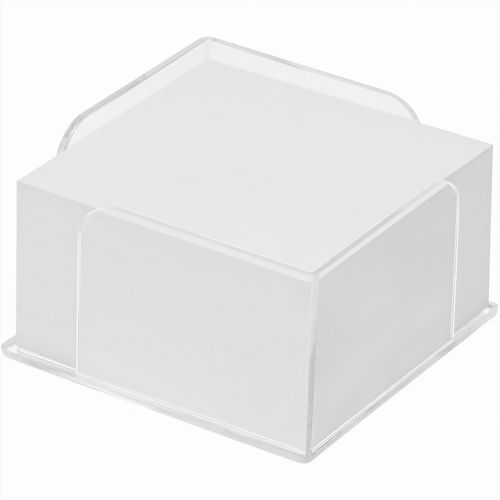 Zettelbox "Omega" (Art.-Nr. CA470523) - mit 2 Papierentnahmen und weißem Papier