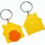 Chiphalter mit 1-Chip "Haus" (orange / gelb) (Art.-Nr. CA478738)
