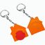 Chiphalter mit 1-Chip "Haus" (rot / orange) (Art.-Nr. CA479736)