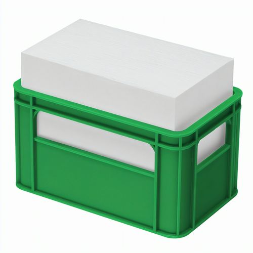 Zettelbox "Getränkekasten" (Art.-Nr. CA507630) - mit weißem Papier, auch als Biedeckelst...