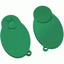 Chiphalter mit 1-Chip "Gesicht" (grün / grün) (Art.-Nr. CA521397)