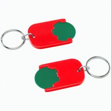 Chiphalter mit 1-Chip "Gamma" (grün / rot) (Art.-Nr. CA523579)