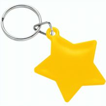 Schlüsselanhänger "Stern" (gelb) (Art.-Nr. CA536636)