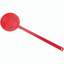 Fliegenklatsche "Fußball" (rot / rot) (Art.-Nr. CA542247)
