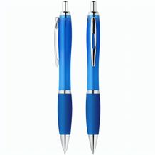 Druckkugelschreiber "Alpha" (blau-transparent) (Art.-Nr. CA545331)