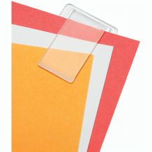Zettelklammer mit Lupe (gefrostet glasklar) (Art.-Nr. CA568429)