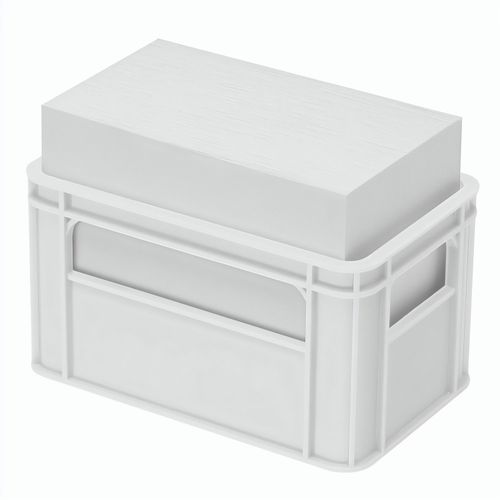Zettelbox "Getränkekasten" (Art.-Nr. CA577322) - mit weißem Papier, auch als Biedeckelst...