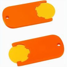 Chiphalter mit 1-Chip "Alpha" (gelb / orange) (Art.-Nr. CA594372)