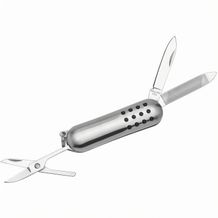 Metall-Taschenmesser (silber) (Art.-Nr. CA624080)