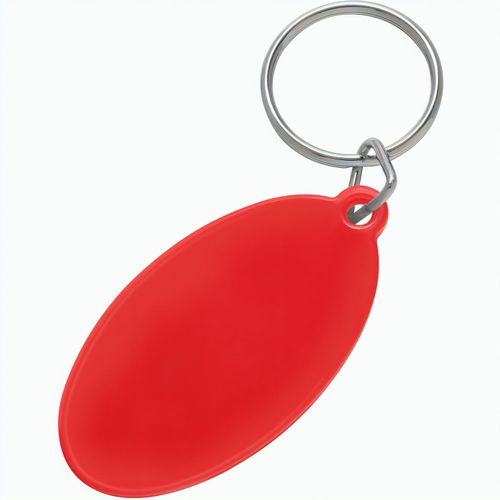 Schlüsselanhänger "Oval" (Art.-Nr. CA639387) - mit Schlüsselring