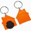 Chiphalter mit 1-Chip "Haus" (schwarz / orange) (Art.-Nr. CA645318)