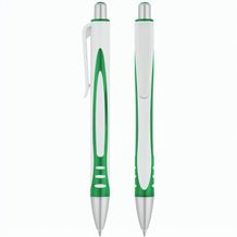 Druckkugelschreiber "Sigma" (weiß / grün) (Art.-Nr. CA673783)