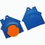 Chiphalter mit 1-Chip "Haus" (orange / blau) (Art.-Nr. CA675531)