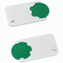 Chiphalter mit 1-Chip "Beta" (grün / weiß) (Art.-Nr. CA711504)