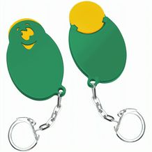Chiphalter mit 1-Chip "Gesicht" (gelb / grün) (Art.-Nr. CA712562)