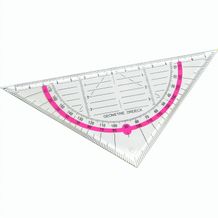 Geo-Dreieck (glasklar / pink) (Art.-Nr. CA714471)