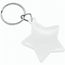Schlüsselanhänger "Stern" (weiß) (Art.-Nr. CA716912)