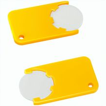 Chiphalter mit 1-Chip "Beta" (weiß / gelb) (Art.-Nr. CA718562)