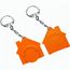 Chiphalter mit 1-Chip "Haus" (orange / orange) (Art.-Nr. CA739869)