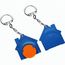 Chiphalter mit 1-Chip "Haus" (orange / blau) (Art.-Nr. CA752260)