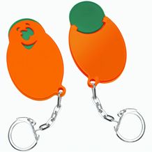 Chiphalter mit 1-Chip "Gesicht" (grün / orange) (Art.-Nr. CA756176)