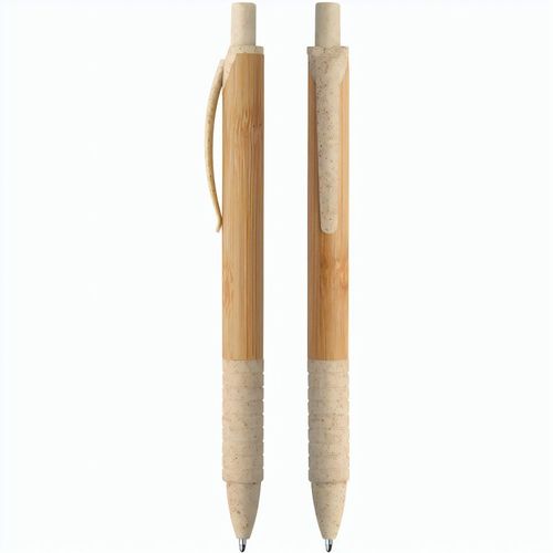 Druckkugelschreiber Bambus (Art.-Nr. CA770499) - aus nachwachsenden Rohstoffen, mit...