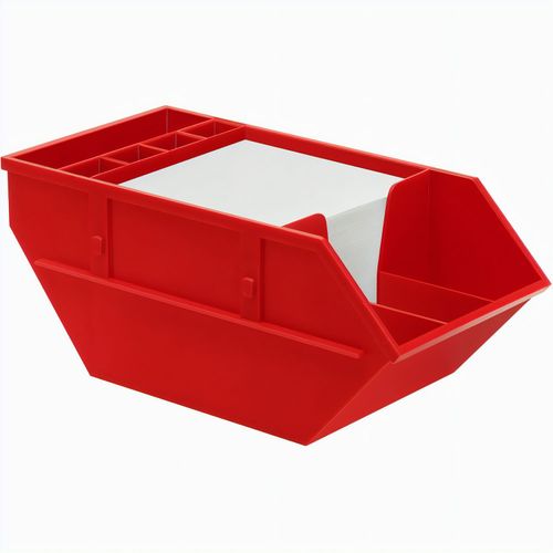 Zettelbox "Container" (Art.-Nr. CA784021) - mit Köcher, Utensilienfächern und wei...