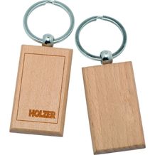 Schlüsselanhänger Holz (BEIGE) (Art.-Nr. CA814364)