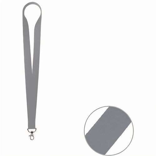 Schlüsselband/Lanyard "Standard", Bandbreite 25 mm (Art.-Nr. CA825026) - flachgewebtes Polyester mit Karabinerhak...