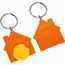 Chiphalter mit 1-Chip "Haus" (gelb / orange) (Art.-Nr. CA829052)