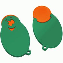 Chiphalter mit 1-Chip "Gesicht" (orange / grün) (Art.-Nr. CA841597)